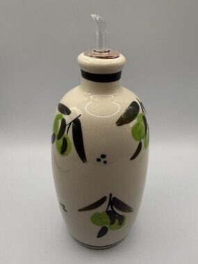 Ceramic Beneoliva Olive Oil Cruet with Pour Spout